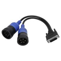 405048 6Pin & 9Pin Y Deutsch Cummins Adapter for Nexiq USB Link Diesel Truck Diagnose Interface Truck Maintainence Tools black