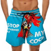 Funny Cock Banana Print Swimwear Swim Shorts Trunks Beach Swimming Board Quick Drying Pant Mens Surffing Homme 5xl L