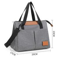 Oxford Cloth Insulated Picnic Bag: Triangle Design, Aluminum Foil Lining, Stylish and Thickened for Fresh Food on the Go juoda