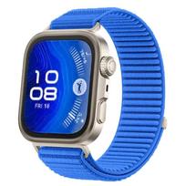 Elastic Nylon Woven Strap For Huawei Fit 4/3 1:1 QuickLink Replacement Wristband For Huawei Watch Fit 4Pro Bracelet Watchband blue