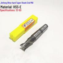 Jinfeng Dual-Flute Taper Shank Keyway Milling Cutter (Sizes: 12-50) 14x26x111xHandle No. 2