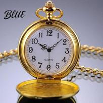 with Chain Pocket Watch Unisex Retro Alloy Smooth Round Dial Vintage for Daily sidabras