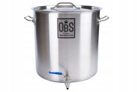 25l mash pot with tap, steel, OBS