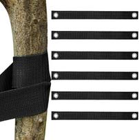Set of tree protection straps for securing tarpaulin hammocks, 6 pieces