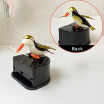 Creative Hummingbird dantų krapštukų dozatorius Gag dantų krapštuko laikiklis Aukštos kokybės dantų valymas Automatinė paukščių dantų krapštukų laikymo dėžutė A2 black