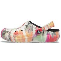 Crocs Classic Clog Tie Dye Shoe Multi Color Black 206341-0C4 34-35 beige
