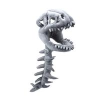 Dinosaur Skeleton Costume for Kids 5 7 Spinosaurus Skull Headpiece Spine for Dress Up Parties Photos gray