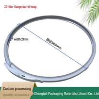 200L metalinis būgnas su lanku 30L drum hoop gray