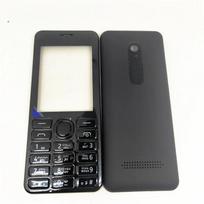 For Nokia Asha 206 2060  Full Complete Mobile Phone Cover Case  Keypad Blue Arabic gray