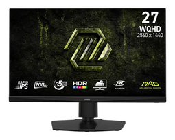 LCD Monitor|MSI|27 "|2560 x 1440 pixels|Wide Quad HD|Native aspect ratio 16:9|LED|Flat|MAG272QPFE20