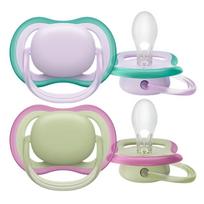 Philips Avent Ultra Air Čiulptukas,0-6 mėn., Mergaitė - 2 vnt.