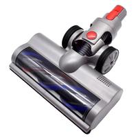 Turbo Šepetėlių Galvutės Antgaliai Dyson Dulkių Siurbliams V10 V11 V8 V7 Keičiamos Dalys Priedai su LED Lemputėmis Šepečiai šviesiai pilka spalva