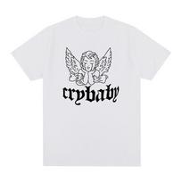 Lil Peep Angel Cry Baby Vintage Pink T-shirt Round Collar Pure Cotton Men T shirt New TEE TSHIRT Womens Tops Unisex 4XL gray