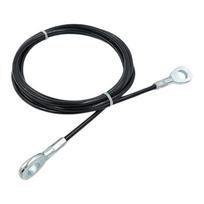 Homes Workout Pulley Cable Commercial Gym Equipment Cable Rusts Resistant Cable Suitable for Various Fitness Level black