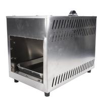 Commercial Toaster Stainless Steel Smokeless 4000W 0.18kg h Heavy Duty Electric Restaurant Equipment for Bread Steak gray