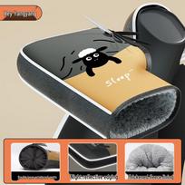 Winter Thickened Waterproof Electric Bike Handlebar Muffs gray