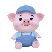 Fashion Large Capacity Pig Savings Can Anti-fall Cute Animal Piggy Bank Cartoon Cartoon Piggy Bank Desktop