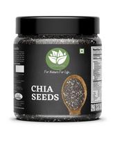 Go Vegan Premium Žalių Čija Sėklų Stiklainio Pakuotė | Omega 3 ir Pluošto Sėklos, Turtingos Kalciu, Baltymais ir Pluoštu (1 kg) black