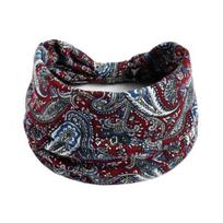 Sports Headbands Sweat Absorption Stylish Accessory Bohemia Yoga Head Bands for Cycling 7 black