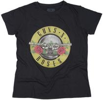 Guns N Roses Classic Bullet Logo Ladies T Shirt Official Licensed Rock Tee New S įvairiaspalvis