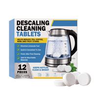 Descaling Cleaning Tablets for Kettles and Appliances Fast Dissolving Limescale Remover Convenient Odor-Free Cleaning 12 Pieces One Size gray