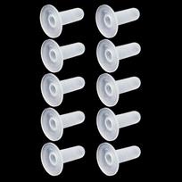 10PCS Lamb Goat Milk Nipple Drinker Livestock Feeding Tools Soft Rubber Nipple Pacifier Feeding Screw Sprite Coke Bottle Tools (Red,10pcs) raudona