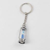 Kerosene Lamp Hourglass Keychain Vintage Style Metal Timer Clock Backpack Lantern Sandglass Keyring Couple Key Ring Novelty Item white