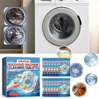 Washing Machine Cleaning Effervescent Tablets 12PCS Remove Dirt and Odor Deep Laundry Cleaner for Home Appliance Maintenance one size gray