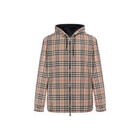 Burberry Patikrintas Dvipusis Striukė su Gobtuvu 80270971 One Size 6 smėlis