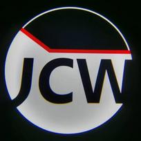 LED Automobilio durų logotipas Sveikinimo šviesos projektoriaus lempos Priedai MINI Cooper S Works JCW R55 R56 R50 R53 R60 R61 F54 F55 F56 ksgbw33 mėlyna