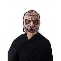 Helovino zombių kaukė - Baisaus klouno ir demono dvipusio veido dizainas, lengva, pralaidi orui, skirta Cosplay