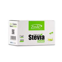 Zevic 100% Sugar Free Natural Stevia Sachets | Zero Calories | Vegan & Keto | Diabetic Friendly - 205 g (150 Units) white