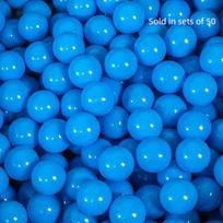 Minkšti plastikiniai kamuoliukai baseinui Netoksiški, be BPA, ryškių spalvų Kūdikių žaidimų aptvarui, patalpose ir lauke blue