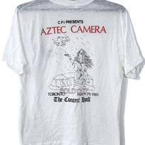 Vintage 80s 1985 AZTEC CAMERA Indie Rock New Wave Tour Concert t Shirt and kids shirt 130 white