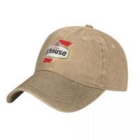 Ichnusa Washed Baseball Cap Beer Sardinia Y2K Cute Trucker Hat Summer Men Women Outdoor Gym Custom Logo Baseball Caps Adjustable chaki