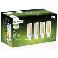 Lumiled Pack of 4 G9 12W LED Capsule Bulbs (100W Equivalent, Neutral White 4000K, 1152lm, 360°)