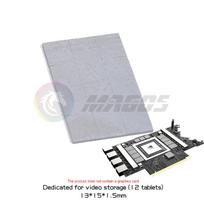 RTX 4080 4090 GPU VRAM Thermal Pad Memory Heatsink Gasket Dedicated For Graphics Card Cooling Laird HD90000 gray