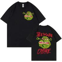 Animated Film Shrek Graphic Unisex Unisex Kids Gothic Vintage Short Sleeve Tshirt Fashion Casual Oversized Tshirts Streetwear S green