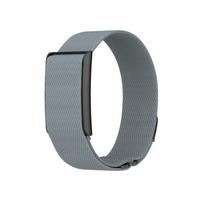 Nylon Sport Band 22mm Loop Design Fitness Tracker Strap Adjustable Breathable Replacement Wristband for Amazfit Helio Strap gray