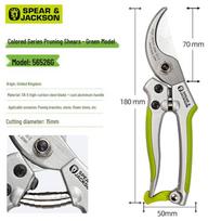 Spear & Jackson Labor-Saving Pruning Shears for Garden and Horticulture žalia