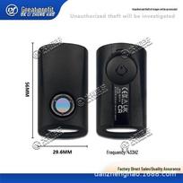 Yamaha Motociklo NVX/AEROX155/QBIX2021/NMAX/XMAX300/Filano Nuotolinio Rakto Model 35 - Yamaha Remote 1pc / Frequency 433 MHz black