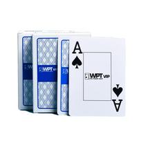 1 denis Texas Hold'em pokerio kortų Konkursui Specialios Kietos Aukštos kokybės Plastikinės Plačios Kortos Vandeniui atsparios Anti-lankstymo Matinės PVC Pokerio blue
