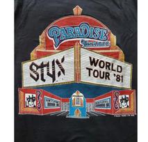 STYX MINT Paradise Theatre Live Tour 1981 Black All Size T-Shirt Unisex T-Shirt S white