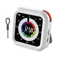 Electronic Visual Digital Timer Rechargeable 3 Volumes Levels 2 Brightness Magnetic For Cooking Classrooms And Workouts balta