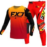 motokroso pavarų komplektas vaikams 4 5 6 7 8 9 10 11 12 13 metų Jaunimas vaikas Motociklas berniukas Mergaitė Jersey Pant Kits lenktyninis kostiumas Visureigis Enduro MX MTB XXL-28 black