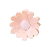Daisy Shaped Refrigerator Magnet Clip Food Bag Sealer Durable Plastic Kitchen Storage Organizer Clip for Snacks and Food Bags One Size rožinė