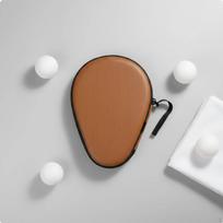 Gourd Shape Paddle Bag Portable Table Tennis Case DropResistant Pong Racket Holder for brown