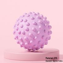 Yoga & Massage Peanut Ball for Fascia, Plantar, Neck, Hand, Waist, Back Therapy and Rehabilitation pink