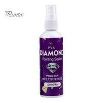Easy Spray Sealant Diamond Art Sealer Spray, Quick-Drying Permanent Transparent Protective Glue, Enhance Luster Finished Preserver for DIY Crafts blue