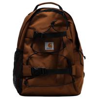 Carhartt WIP Classic Logo Tag Versatile Fashion Polyester Backpack Medium Unisex backpack Brown CHXBGI031468O-BWX Coffee black
